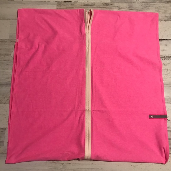 FINAL SALE!!! LULULEMON VINYASA WRAP HPIN HOT HEATHERED PINK INFINITY WRAP SCARF - Picture 3 of 7